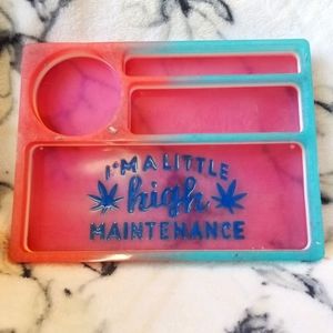 Rolling Tray Pink and blue